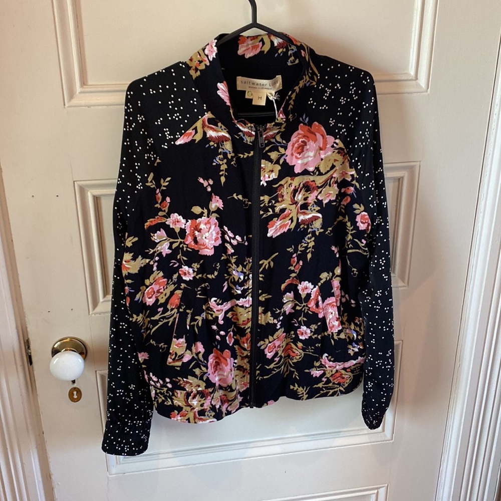 NWT salt water luxe bomber jacket